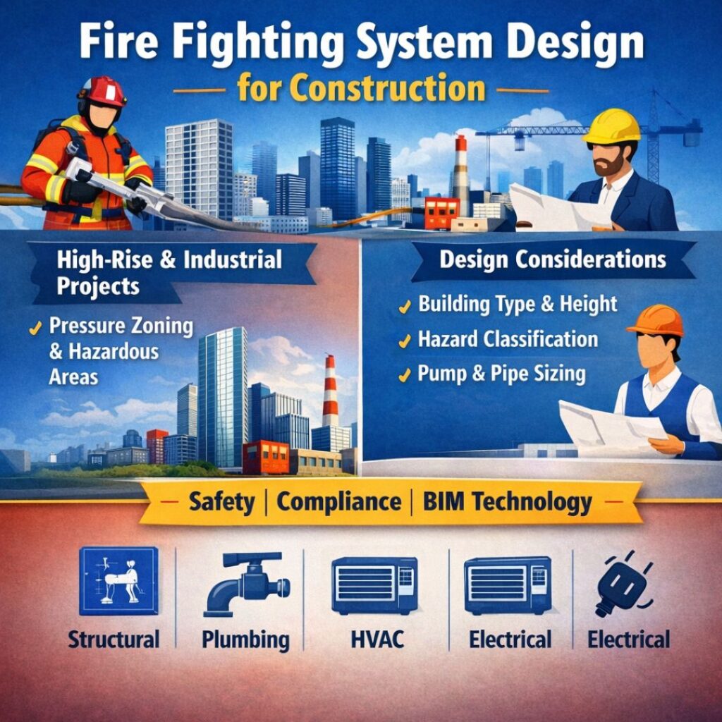 fire hydrant system design for high rise building