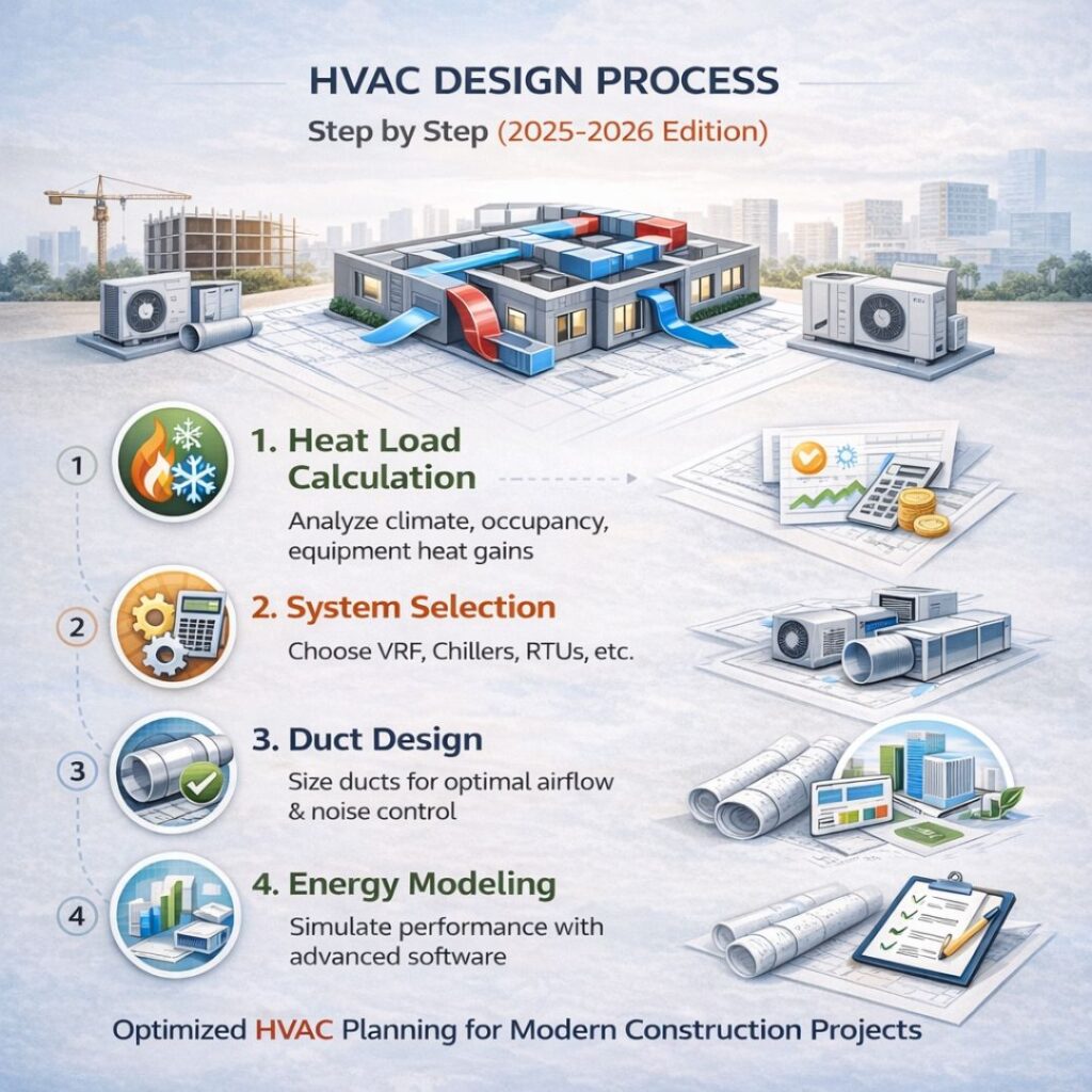 HVAC design process step by step